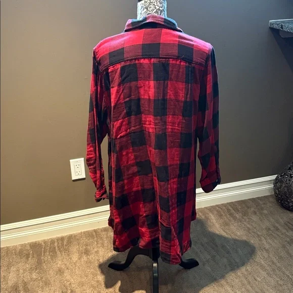 Joe Fresh Red and Black Buffalo Plaid Shirt - Picture 2 of 3
